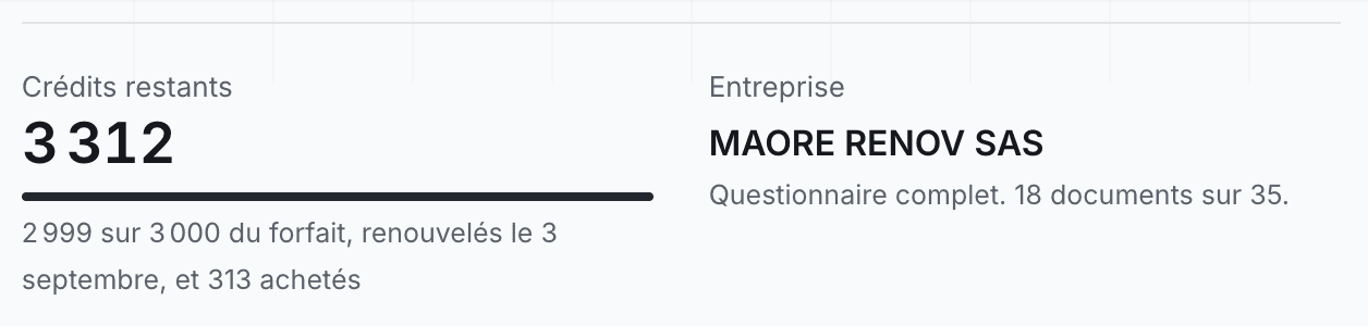 Le bloc compte